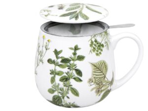 KÖNITZ Becher mit Sieb und Deckel 'My favourite tea Kräuter'