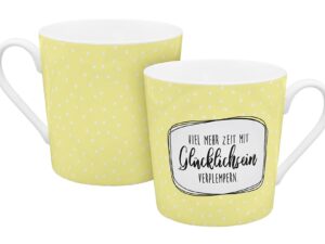 INFINITE by GEDA LABELS Henkelbecher 'Glücklichsein'