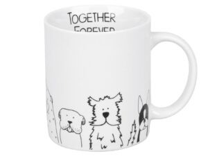KÖNITZ Kaffeebecher 'Funny dogs'