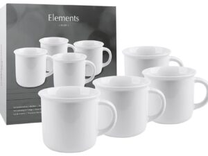 WÄCHTERSBACH Kaffeebecher 'Elements Pure' 4er Pack