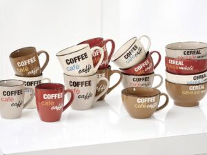 RITZENHOFF & BREKER Kaffeebecher 'Coffee talk' 4fach sortiert