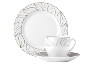 WELLCO Kaffeeset Grenoble Porzellan 18teilig