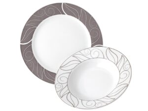 WELLCO Tafelset Grenoble Porzellan 12teilig