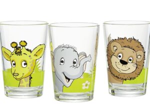RITZENHOFF & BREKER Trinkglas 'Dschungeltiere' 3er Pack 3 Gläser