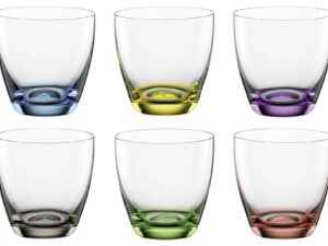 BOHEMIA CRISTAL Whiskybecher 'Viva Colori' 6er Set