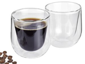 cilio tisch-accessoires Kaffee-Glas 'Verona' 2er Set