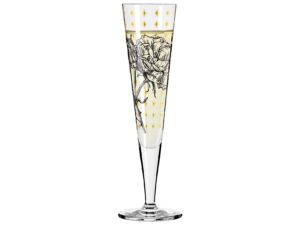 RC RITZENHOFF CRISTAL Champagnerglas 'Goldnacht' #30
