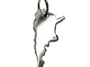 Argentinien Anhänger mit Brillant 0,015ct am Wunschort  925 Silber
