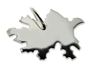 Azerbaijan Anhänger in massiv 925 Silber
