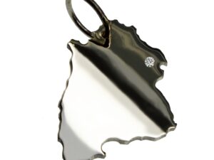 Baden-Württemberg Anhänger mit Brillant 0,015ct am Wunschort 925 Silber