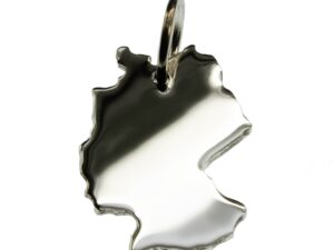 Deutschland Anhänger in massiv 925 Silber