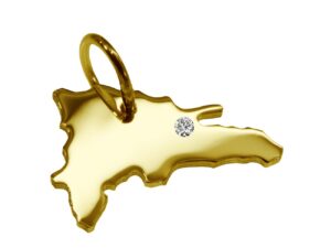 Anhänger DomRep mit Brillant am Wunschort 585 Gelbgold