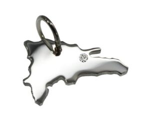 DomRep Anhänger mit Brillant 0,015ct am Wunschort  925 Silber