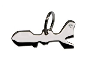 Elba Anhänger mit Brillant 0,015ct am Wunschort  925 Silber