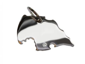 Fehmarn Anhänger mit Brillant 0,015ct am Wunschort  925 Silber