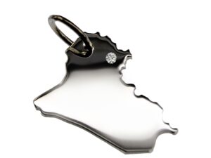 Irak Anhänger mit Brillant 0,015ct am Wunschort  925 Silber