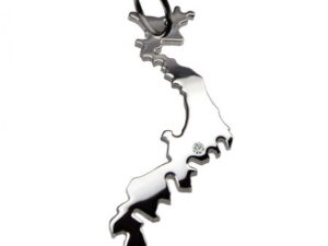 Japan Anhänger mit Brillant 0,015ct am Wunschort  925 Silber