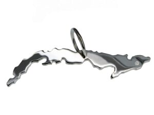 Kuba Anhänger mit Brillant 0,015ct am Wunschort  925 Silber