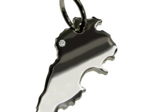 Libanon Anhänger mit Brillant 0,015ct am Wunschort  925 Silber