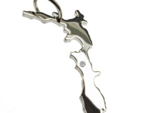 Neuseeland Anhänger mit Brillant 0,015ct am Wunschort  925 Silber