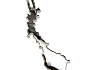 Norwegen Anhänger mit Brillant 0,015ct am Wunschort  925 Silber
