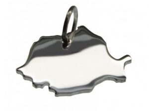 Rumänien Anhänger in massiv 925 Silber