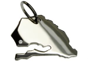 Senegal Anhänger mit Brillant 0,015ct am Wunschort  925 Silber
