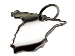 Spanien Anhänger in massiv 925 Silber