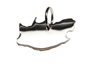 Südafrika Anhänger in massiv 925 Silber