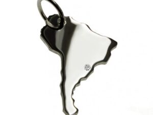 Südamerika Anhänger mit Brillant 0,015ct am Wunschort  925 Silber