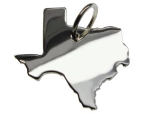 Texas Anhänger in massiv 925 Silber