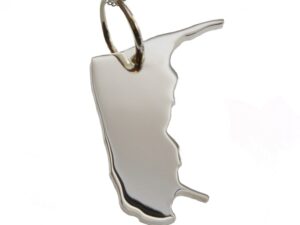 50cm Halskette + Amrum Anhänger in massiv 925 Silber