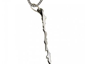 50cm Kette + Chile mit Brillant am Wunschort  in 925 Silber