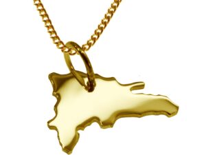 50cm Halskette + DomRep Anhänger in 585 Gelbgold