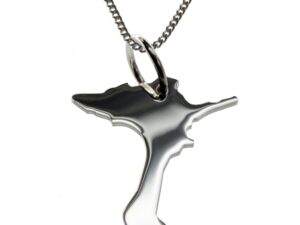 50cm Halskette + Formentera Anhänger in massiv 925 Silber