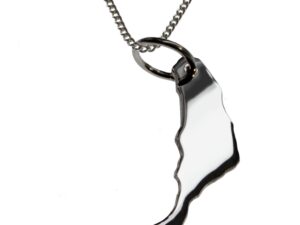 50cm Halskette + Fuerteventura Anhänger in massiv 925 Silber