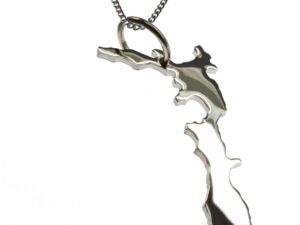50cm Halskette + Neuseeland Anhänger in massiv 925 Silber