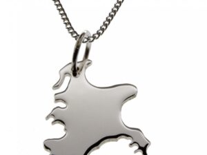 50cm Halskette + Rügen Anhänger in massiv 925 Silber