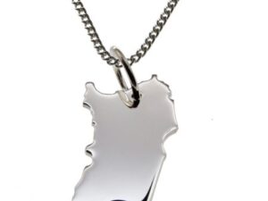 50cm Halskette + Sardinien Anhänger in massiv 925 Silber