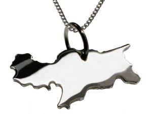 50cm Halskette + Südtirol Anhänger in massiv 925 Silber