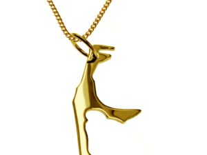 50cm Halskette + Sylt Anhänger in 585 Gelbgold