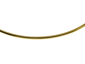 Halsreif Omega 1,2mm - 45cm - 585 Gelbgold