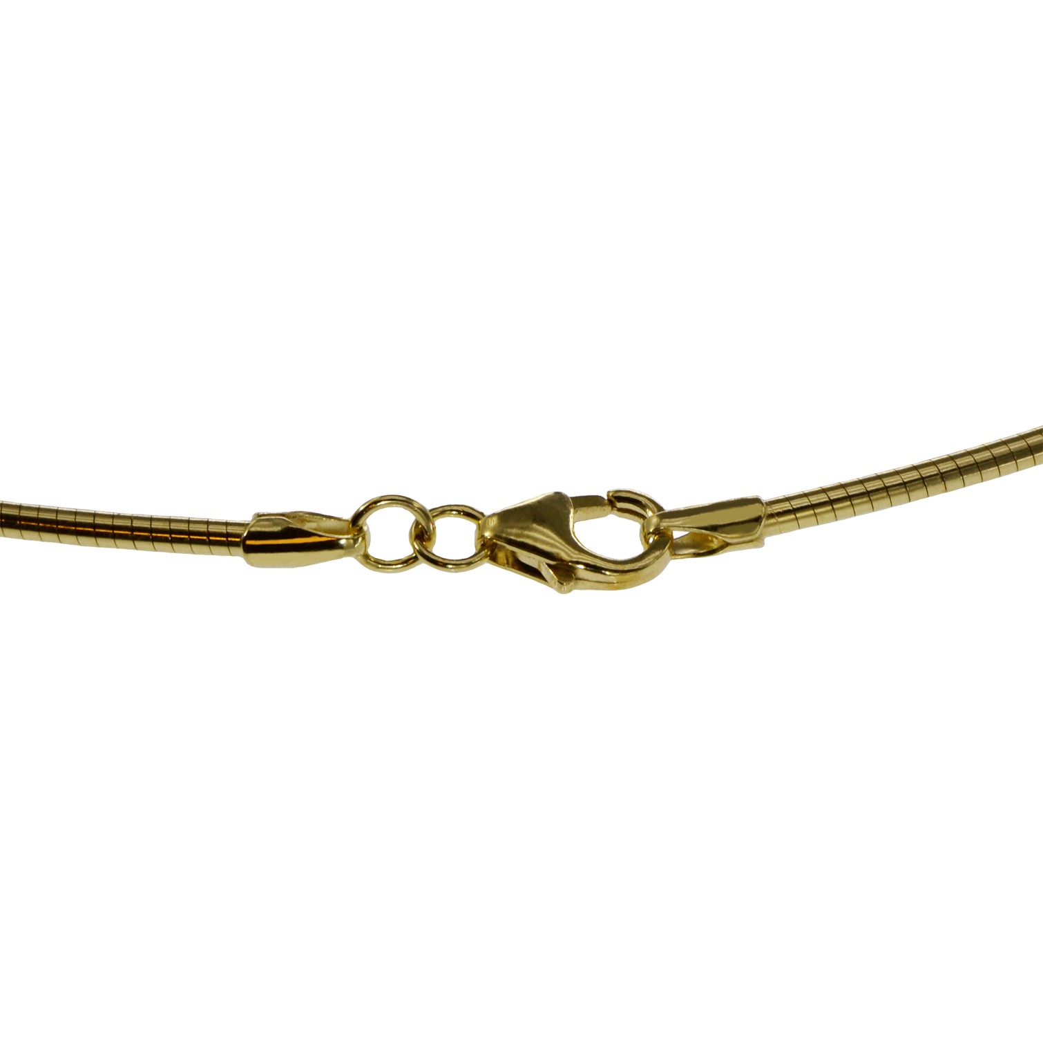 Halsreif Omega 1,2mm - 40cm - 750 Gelbgold
