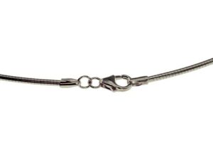 Halsreif Omega 2,5mm - 45cm - 585 Weißgold