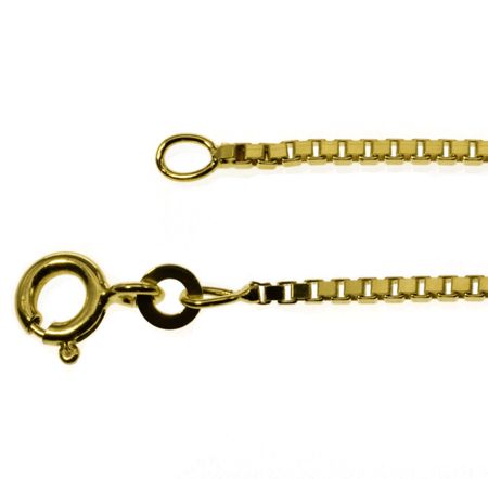 Halskette Venezia 1,2mm - 50cm - 333 Gelbgold – Bild 3