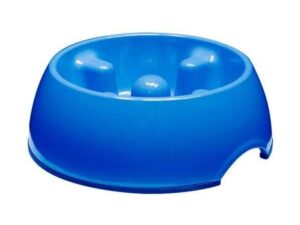 DOGIT Go-Slow Anti-Schling-Napf Blau 1200 ml