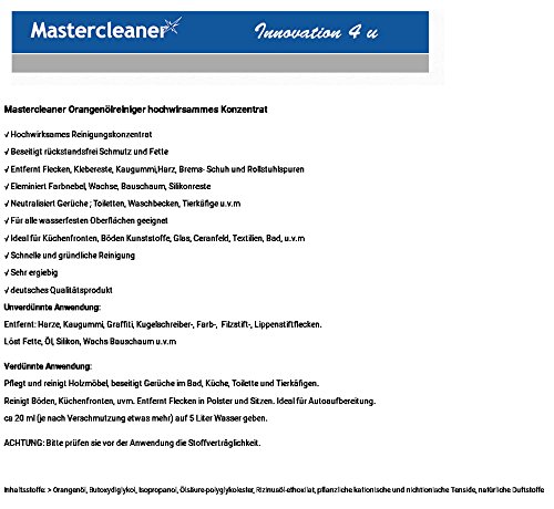 Mastercleaner Orangenölreiniger – Bild 3