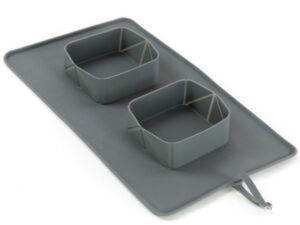 PROCYON Rollbarer Silikon-Doppelnapf