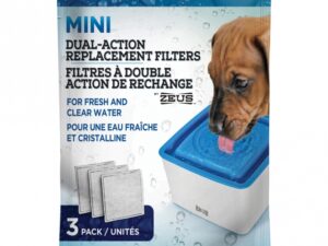 3er-Filterpack für Zeus Mini-Trinkbrunnen