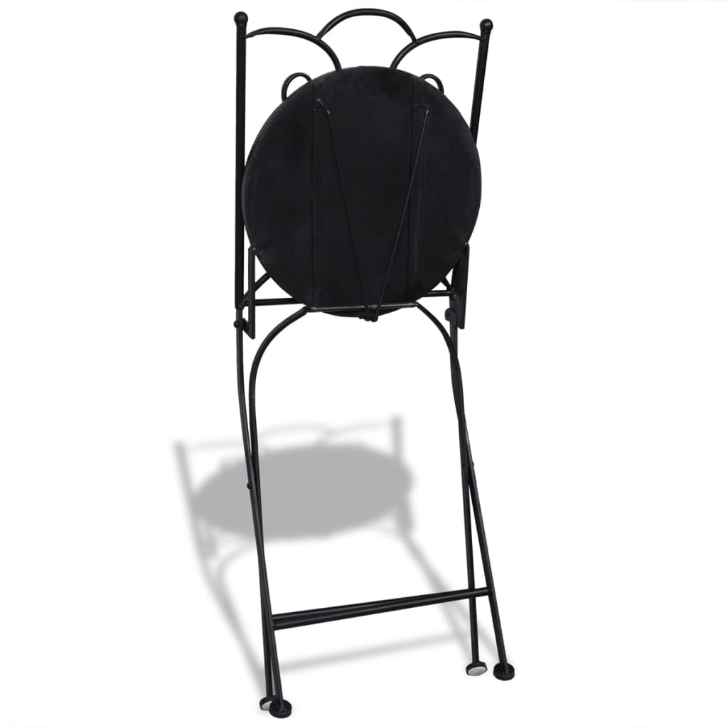 3-tlg. Bistro-Set Keramik Terrakotta – Bild 10